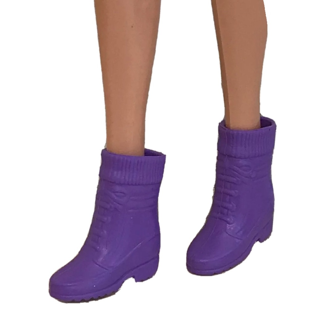 Vintage Mattel Barbie Hiking Boots Hi Top Shoes